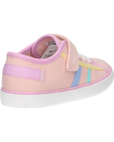girl Trainers GEOX B451MA 00010 B GISLI C8WE8 LT ROSE-PINK