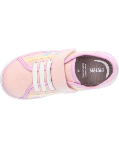 girl Trainers GEOX B451MA 00010 B GISLI C8WE8 LT ROSE-PINK