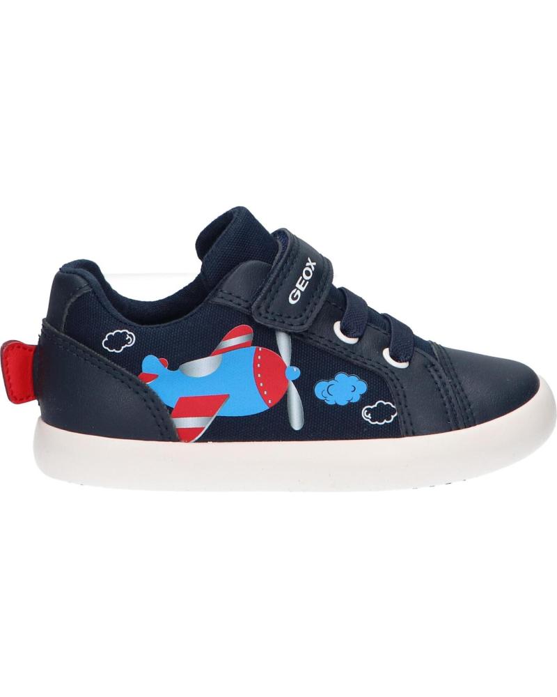 Esportes--De-Niño-GEOX-B451NC-01054-B-GISLI-C0735-NAVY-RED-C0735