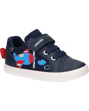 Esportes--De-Niño-GEOX-B451NC-01054-B-GISLI-C0735-NAVY-RED-C0735