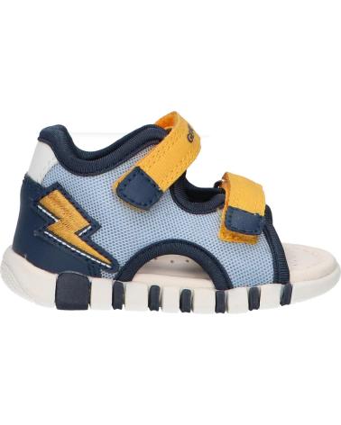 Sandalias de Niño geox B455PA 01454 B SANDAL IUPIDOO CB42V LT NAVY-YELLOW