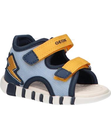 Sandálias de Menino geox B455PA 01454 B SANDAL IUPIDOO CB42V LT NAVY-YELLOW