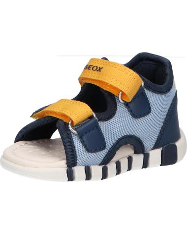 Sandálias de Menino geox B455PA 01454 B SANDAL IUPIDOO CB42V LT NAVY-YELLOW