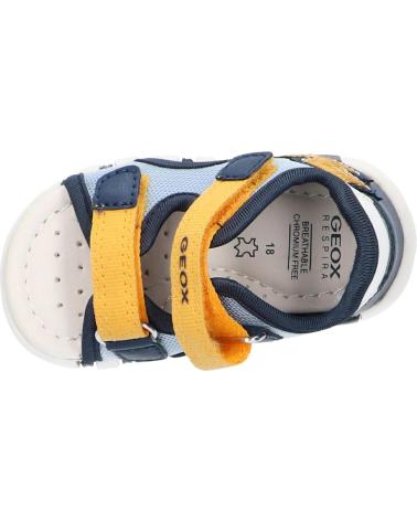 Sandálias de Menino geox B455PA 01454 B SANDAL IUPIDOO CB42V LT NAVY-YELLOW