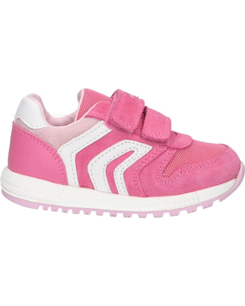 girl Trainers GEOX B453ZA 02214 B ALBEN C8006 DK PINK