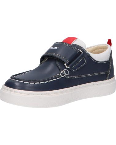 Sapato de vela de Menino GEOX B455ND 08510 B NASHIK C4211 NAVY-WHITE