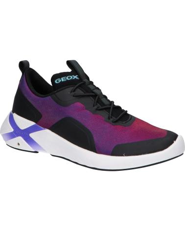 Esportes  de Mulher e Menina geox J04BMA 0AS54 J PLAYKIX C8277 VIOLET-BLACK