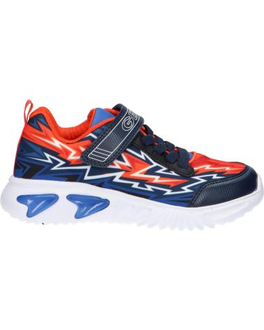 Esportes  de Menino GEOX J45DZB 02ACE J ASSISTER C0820 NAVY-ORANGE C0820