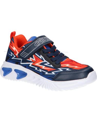 Esportes  de Menino GEOX J45DZB 02ACE J ASSISTER C0820 NAVY-ORANGE C0820