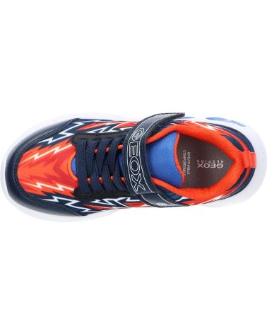 Esportes  de Menino GEOX J45DZB 02ACE J ASSISTER C0820 NAVY-ORANGE C0820