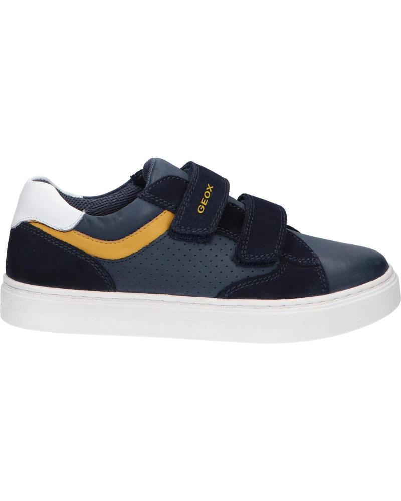 Sportif pour Garçon GEOX J45ECB 0CL22 J NASHIK C0657 NAVY-YELLOW
