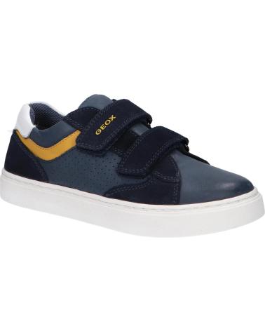 Sportif pour Garçon GEOX J45ECB 0CL22 J NASHIK C0657 NAVY-YELLOW