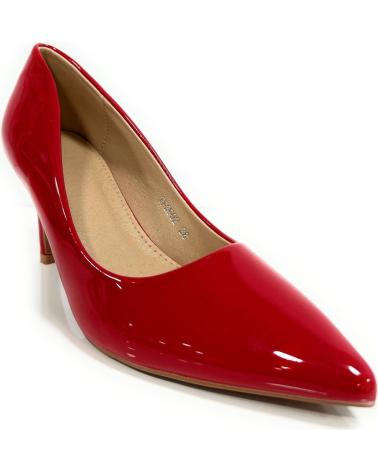 Sapatos de Mulher CHIC VISION SALON MUJER TACON CHAROL ROJO