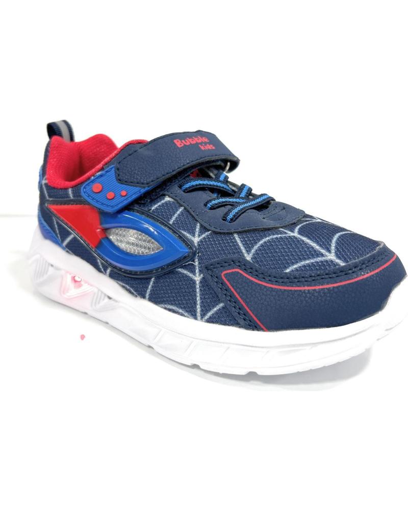 boy Trainers BUBBLE BOBBLE DEPORTES NINO SPIDER VELCRO LUZ AZUL