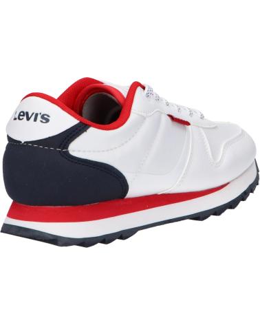 Sapatilhas de Mulher e Menina e Menino LEVIS VALE0021S ALEX 0122 WHITE NAVY