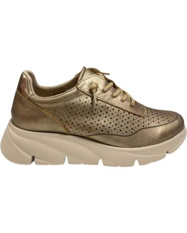 Zapatillas deporte pour Femme KHLOE ZAPATO CONFORT CON ELASTICOS PARA MUJER 184 COLOR BRO BRONCE