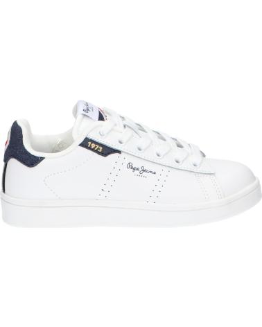 Sneaker für Damen und Mädchen und Junge PEPE JEANS PBS30532 800WHITE