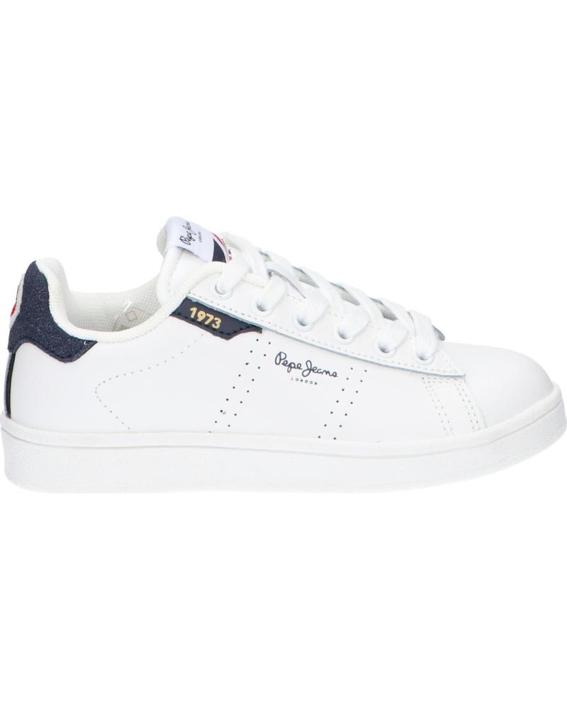 Sneaker für Damen und Mädchen und Junge PEPE JEANS PBS30532 800WHITE