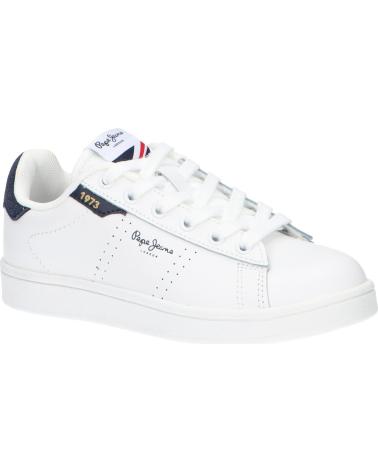 Sneaker für Damen und Mädchen und Junge PEPE JEANS PBS30532 800WHITE