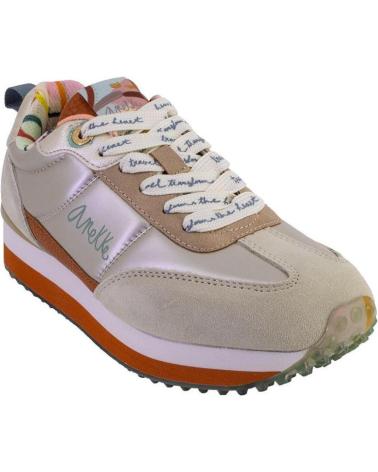 Deportivas de Mujer ANEKKE 40360-404 ZAPATILLAS CASUAL DE MUJER PLATINO