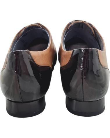 Sapatos de Mulher PITILLOS ZAPATO PIEL TRICOLOR CUERO MARRON-CUERO-CUERO