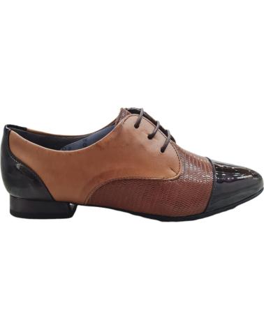 Scarpe per Donna PITILLOS ZAPATO PIEL TRICOLOR CUERO MARRON-CUERO-CUERO