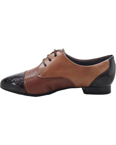 Sapatos de Mulher PITILLOS ZAPATO PIEL TRICOLOR CUERO MARRON-CUERO-CUERO