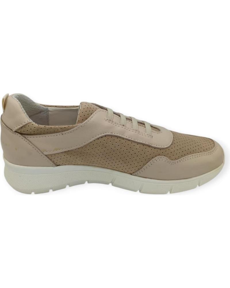 Sneaker für Damen CASUAL ZAPATO PIEL CREMA 9254 VARIOS COLORES