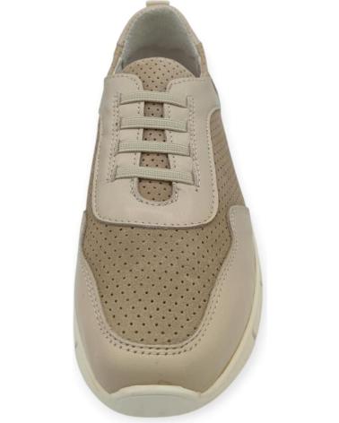 Sneaker für Damen CASUAL ZAPATO PIEL CREMA 9254 VARIOS COLORES