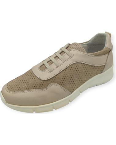 Sneaker für Damen CASUAL ZAPATO PIEL CREMA 9254 VARIOS COLORES