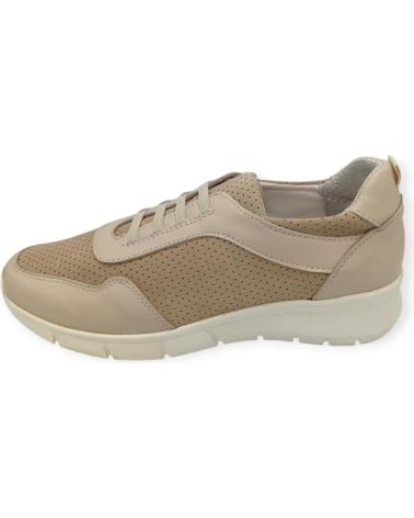Sneaker für Damen CASUAL ZAPATO PIEL CREMA 9254 VARIOS COLORES
