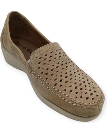 Schuhe für Damen FLEX  GO MOCASIN PIEL BEIGE FLEX GO 0898 VARIOS COLORES