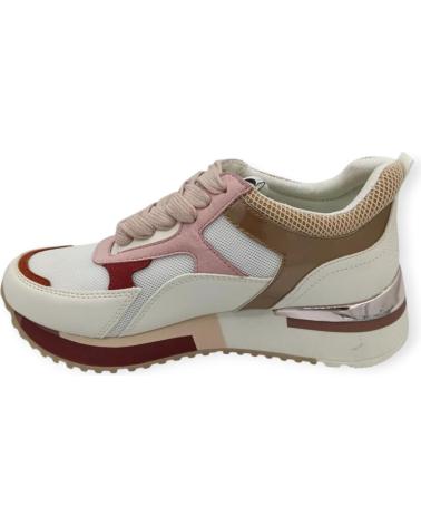 Sneaker für Damen DON ALGODON ZAPATILLA ROSA Y BLANCA 1304025 VARIOS COLORES