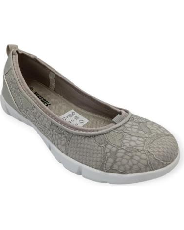 Ballerinas für Damen PAREDES ZAPATILLA NEGRA O 18117 GRIS