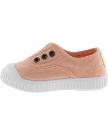 Deportivas de Niña y Niño VICTORIA ZAPATILLAS DE LONA CON ELASTICO NARANJA
