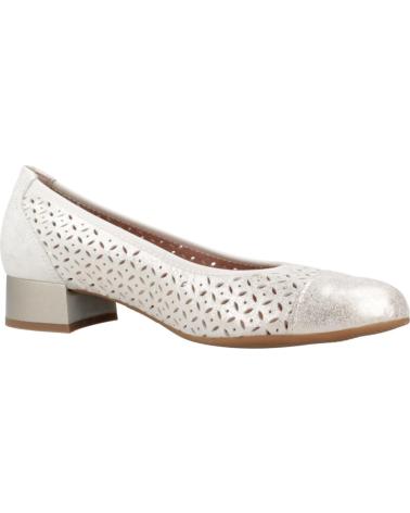 PITILLOS PUMPS 10452 AUS LEDER GOLD METALLIC MIT NIEDRIGEM KOMFORTABSATZ ORO