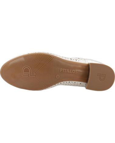 PITILLOS PUMPS 10452 AUS LEDER GOLD METALLIC MIT NIEDRIGEM KOMFORTABSATZ ORO
