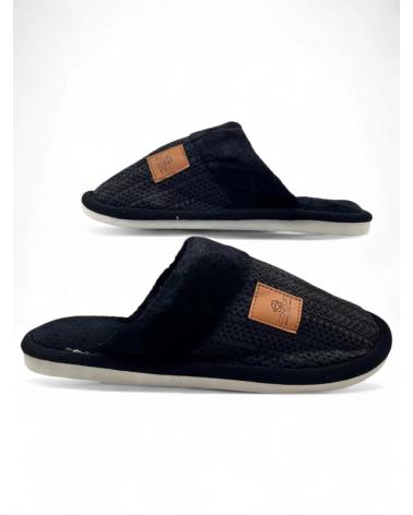 Pantufas de Homem TIMBOS ZAPATILLA CASA DE HOMBRE 130881 NEGRO