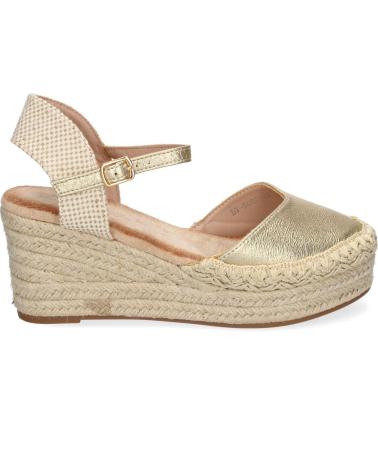 Sandalen für Damen PUNTOSALAO SANDALIAS DORADAS DE CUNA MEDIA EN YUTE PARA MUJER 5Q92 VARIOS COLORES