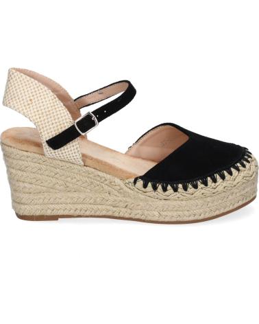 Sandalen für Damen PUNTOSALAO SANDALIAS DE CUNA MEDIA EN YUTE PARA MUJER COLOR NEGRO 5Q92 VARIOS COLORES