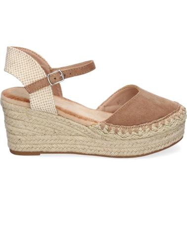 Sandalen für Damen PUNTOSALAO SANDALIAS DE CUNA MEDIA EN YUTE PARA MUJER COLOR KAKI 5Q92 VARIOS COLORES