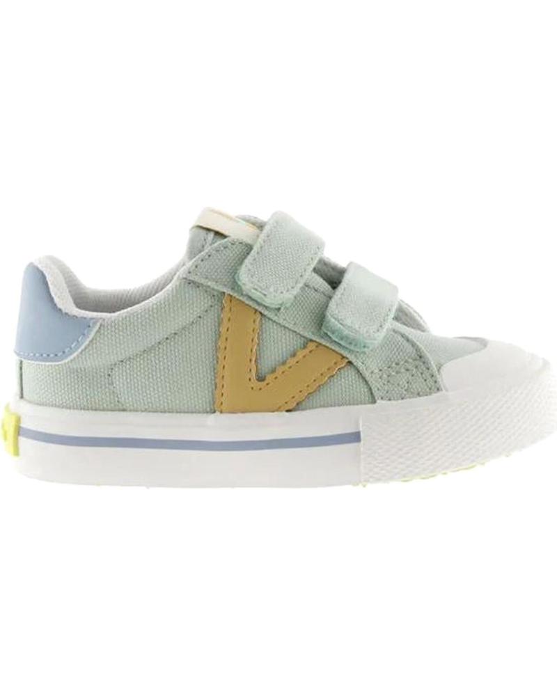 Sportivo per Bambina e Bambino VICTORIA ZAPATILLAS NINO MODELO 1065189N COLOR VERDE MELON