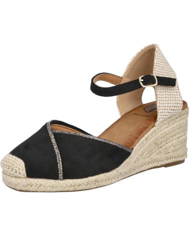 Sandálias de Mulher L&R SHOES LR SHOES NK532 ALPARGATAS DE ESPARTO PARA MUJER NEGRO