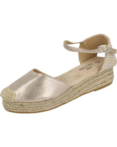 Sandali per Donna L&R SHOES LR SHOES 4428 APARGATAS DE CUNA BAJA PARA MUJER ORO