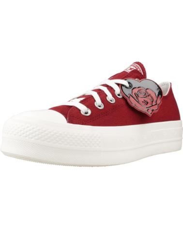 Deportivas de Mujer CONVERSE ZAPATILLAS MUJER MODELO CHUCK TAYLOR ALL STAR LIFT PLATFORM PRKRED