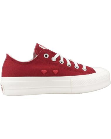 Deportivas de Mujer CONVERSE ZAPATILLAS MUJER MODELO CHUCK TAYLOR ALL STAR LIFT PLATFORM PRKRED