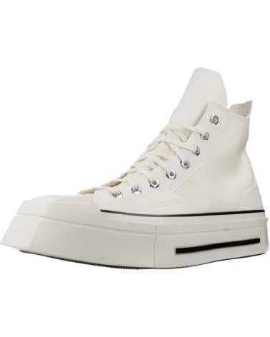 CONVERSE SNEAKERS CHUCK 70 DE LUXE SQUARED BIANCHE WHITE