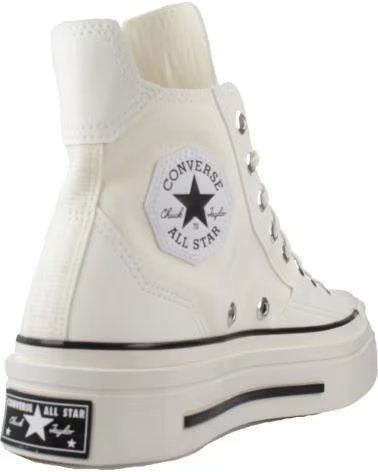 CONVERSE SNEAKERS CHUCK 70 DE LUXE SQUARED BIANCHE WHITE