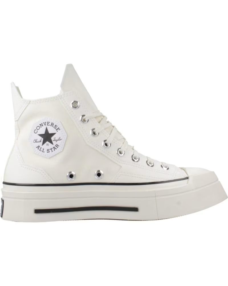 CONVERSE SNEAKERS CHUCK 70 DE LUXE SQUARED BIANCHE WHITE