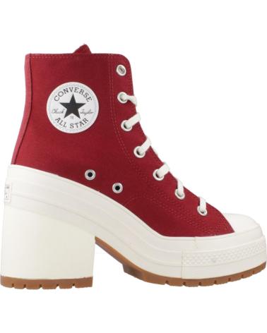 Bottines pour Femme CONVERSE BOTINES MUJER MODELO CHUCK 70 DE LUXE HEEL COLOR ROJO PRKRED